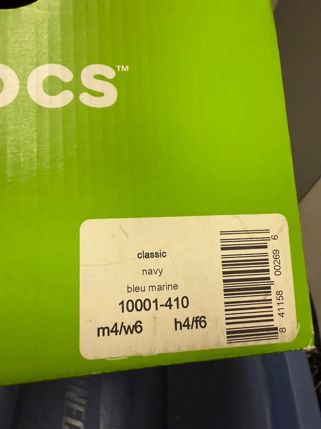 Crocs Classic Clog - Navy, Size M4/W6 image indicator(3)