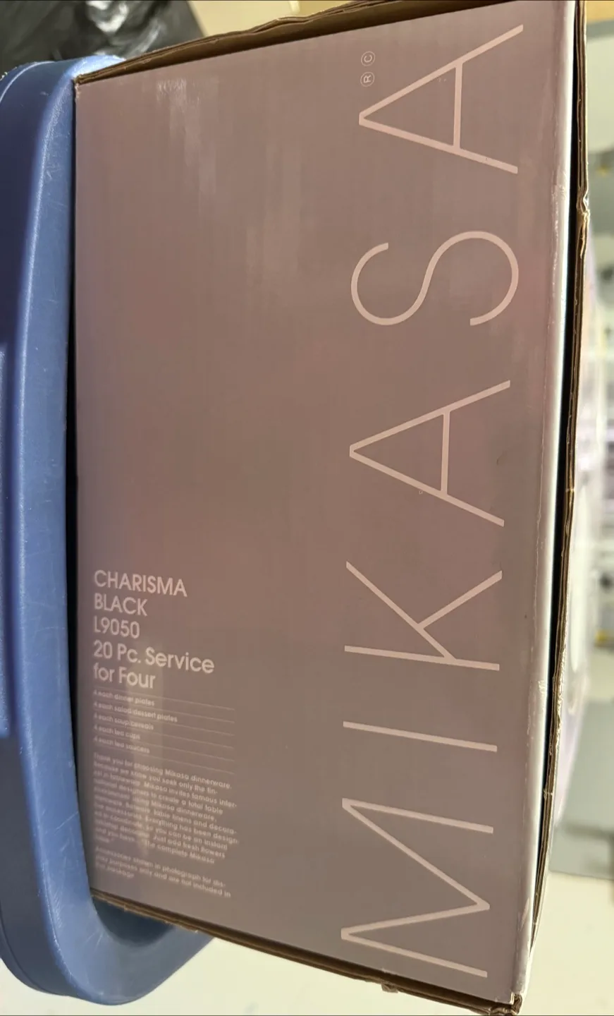 Mikasa Charisma Black 20-Piece Dinnerware Set image indicator(2)