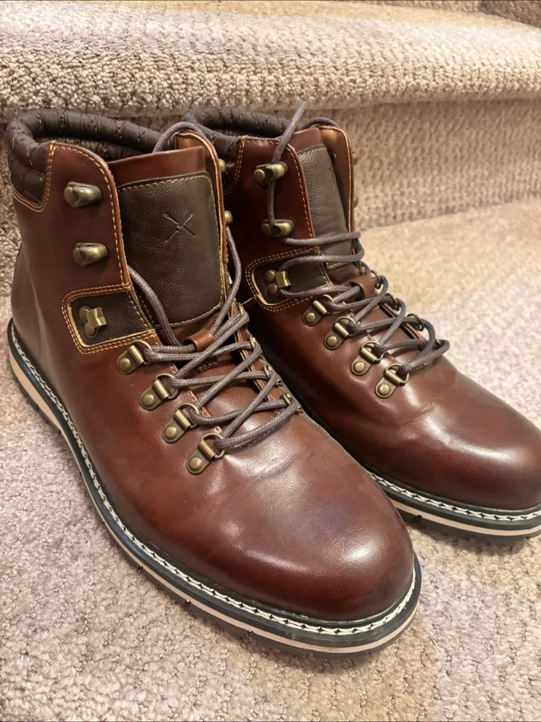 Denver Hayes Leather Boots - Size 10.5 thumbnail