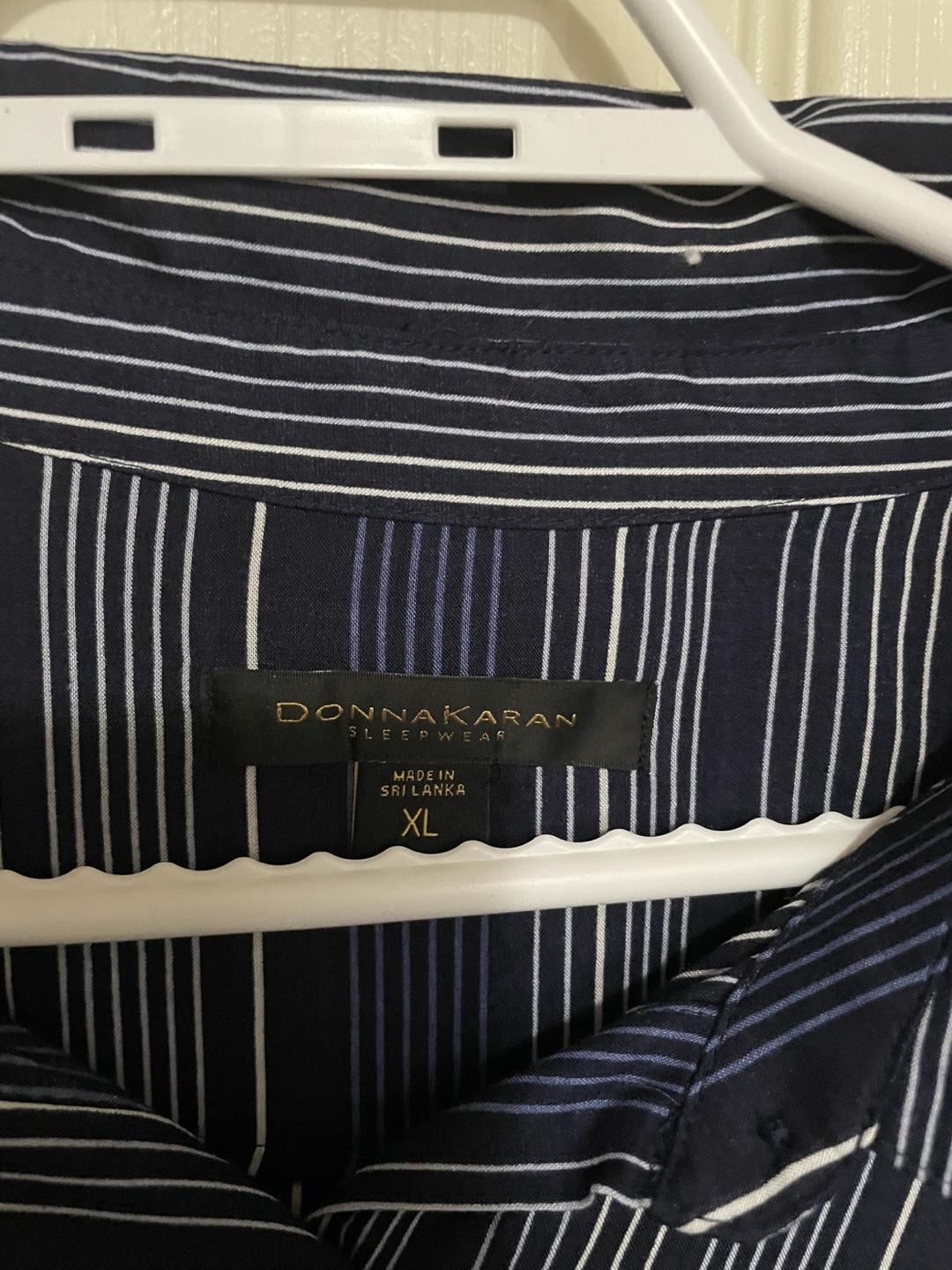 Donna Karan Sleepwear XL Navy Stripe - photo 3