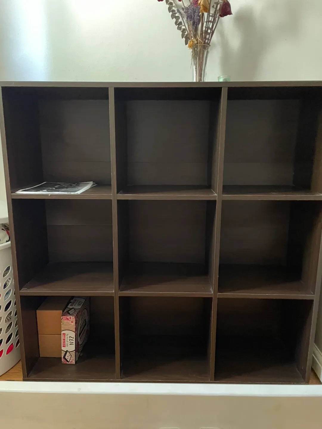 Black 9 cube storage shelf thumbnail