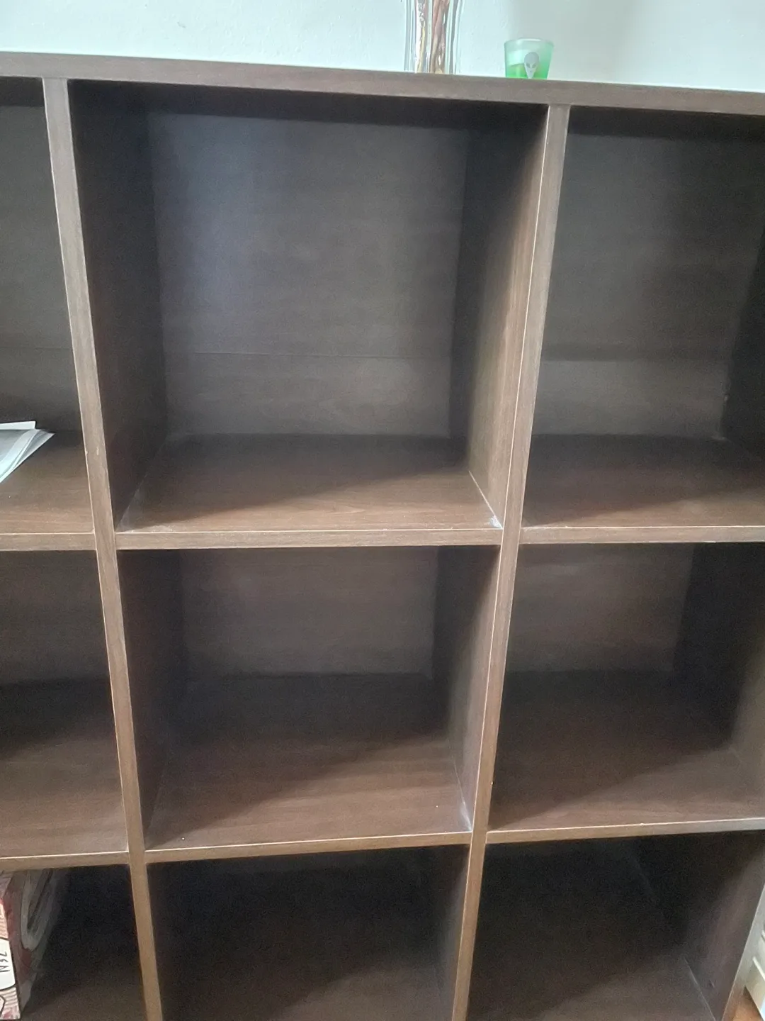 Black 9 cube storage shelf image indicator(2)