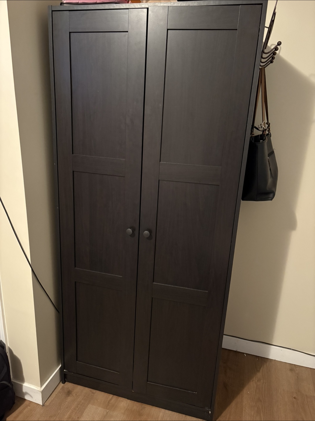 IKEA RAKKESTAD Wardrobe - Dark Brown