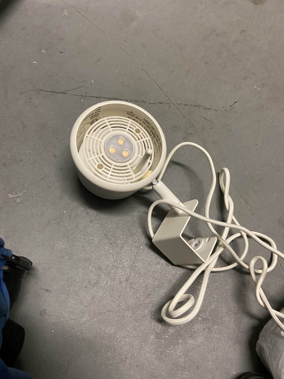 Ikea Jansjo Clamp Spotlight - White