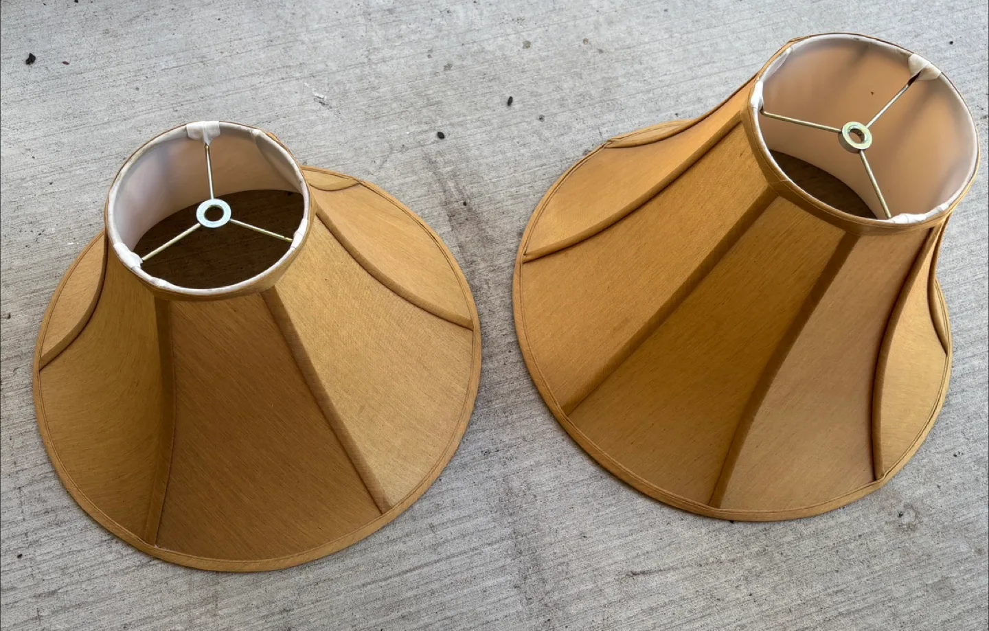 Beautiful Lampshades in great condition - Brown thumbnail
