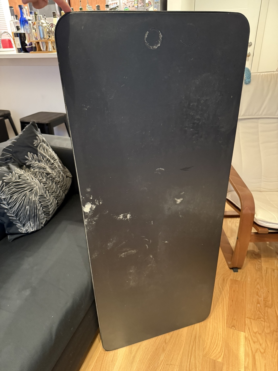 Black table