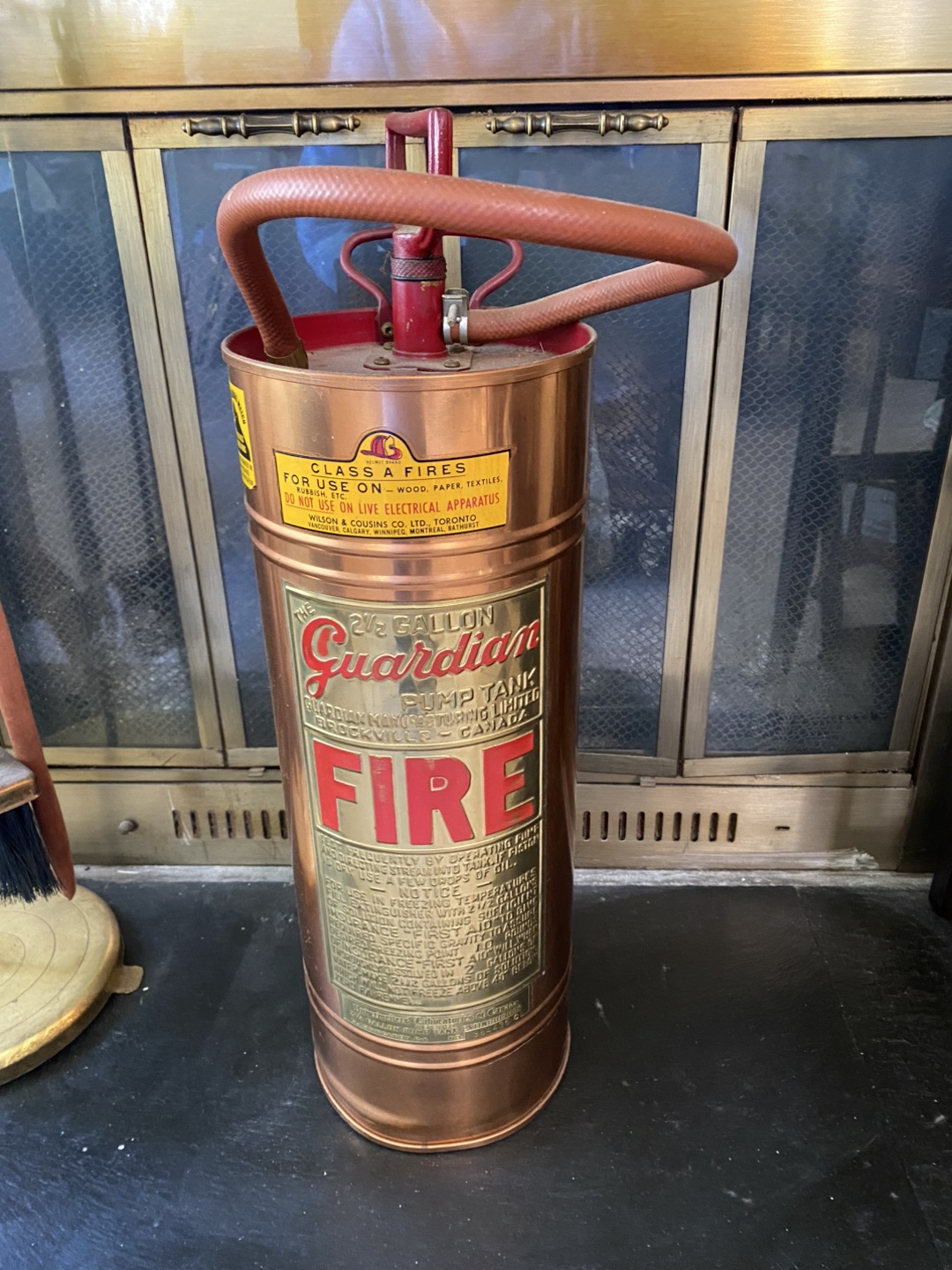 Vintage Guardian 2 1/2 Gallon Fire Pump Tank