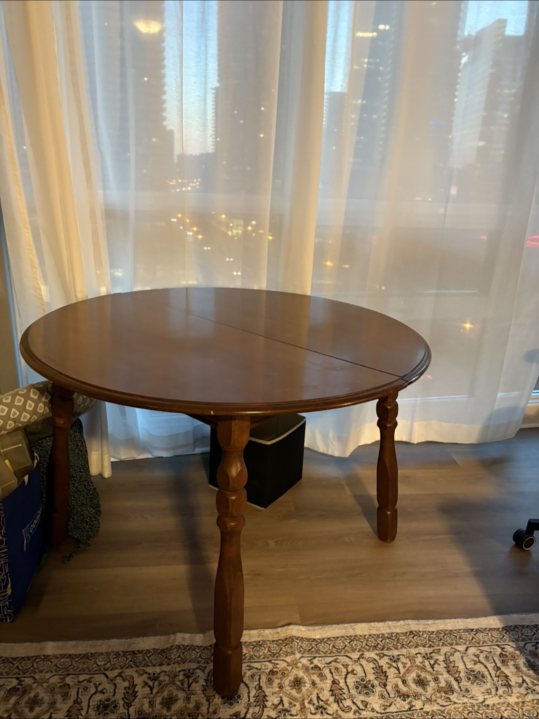 Round Wooden Dining Table