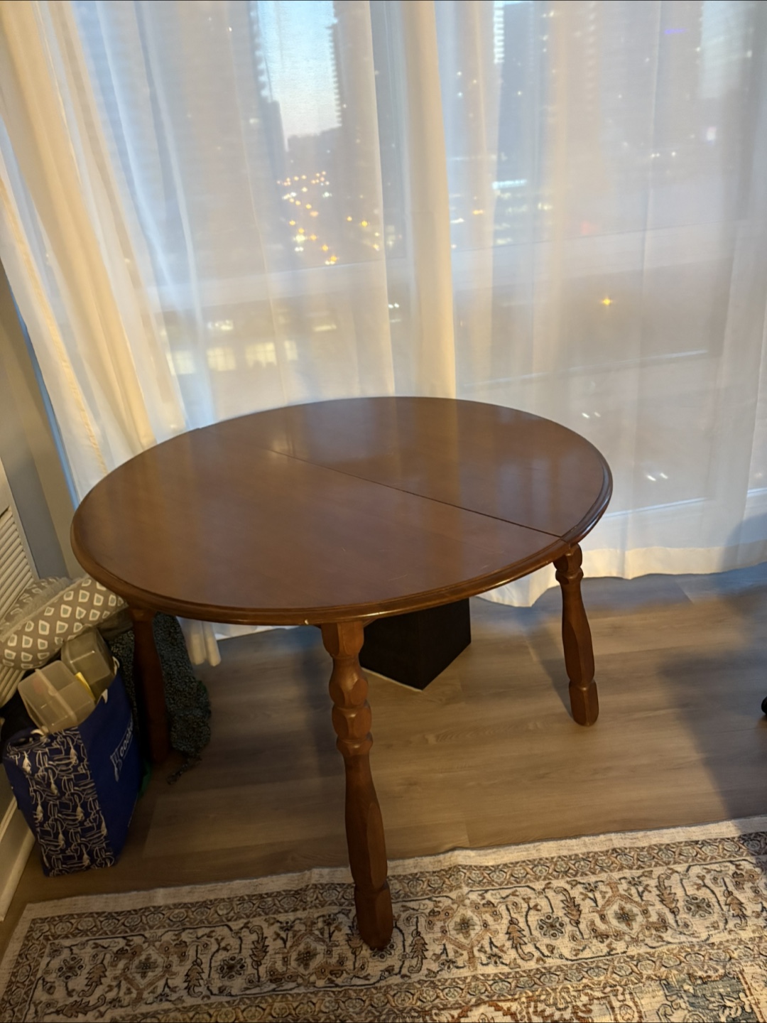 Round Wooden Dining Table - photo 2