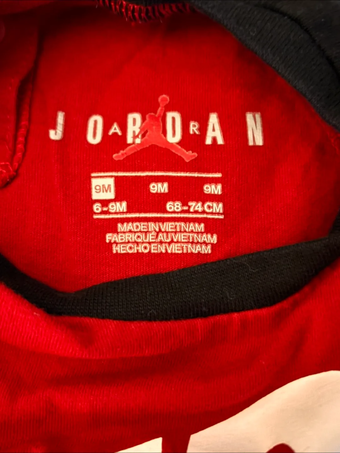 🇨🇦Nike Jordan Jumpman Romper - 6-9 Months image indicator(3)