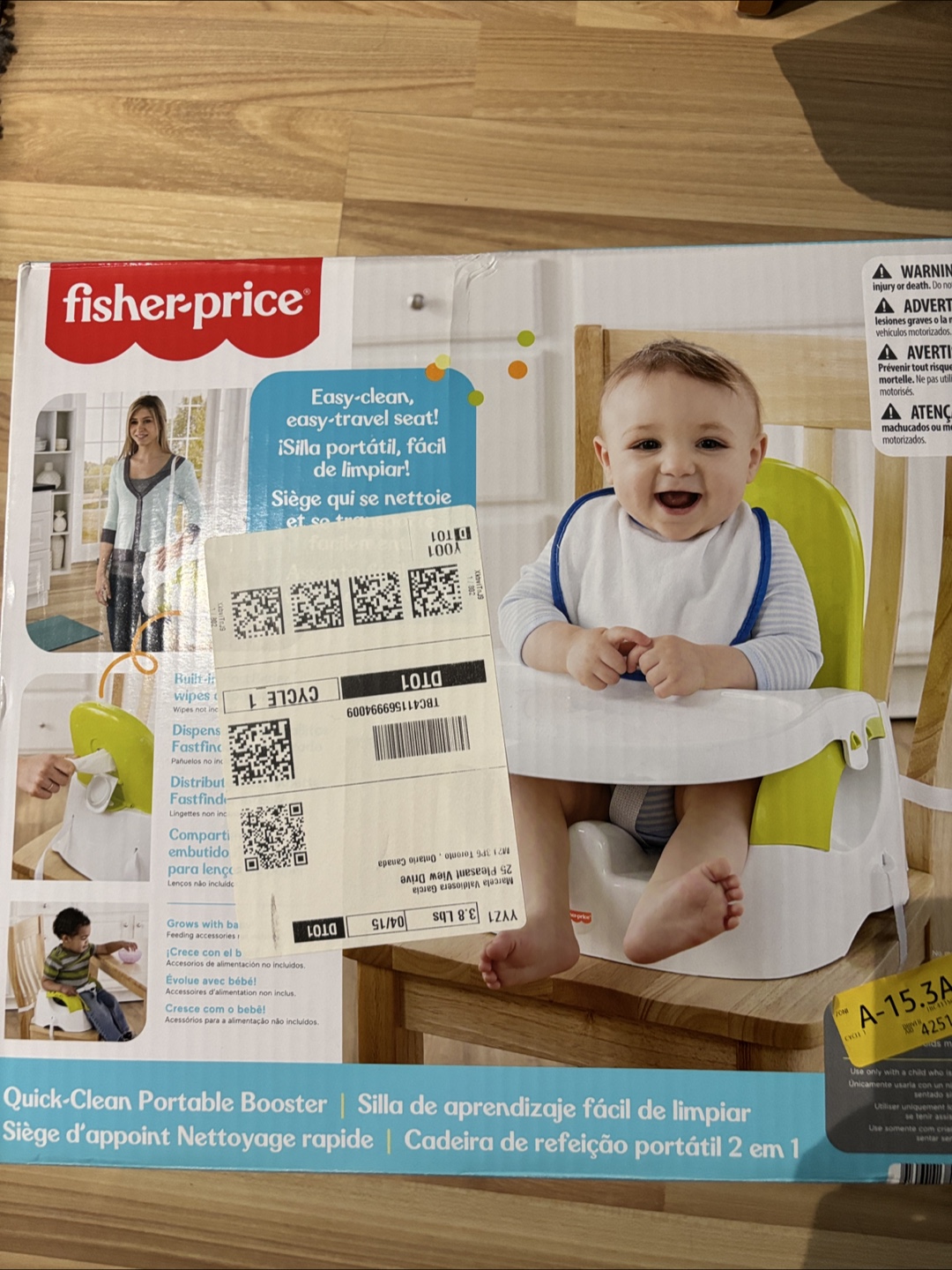 Fisher-Price Quick-Clean Portable Booster Seat