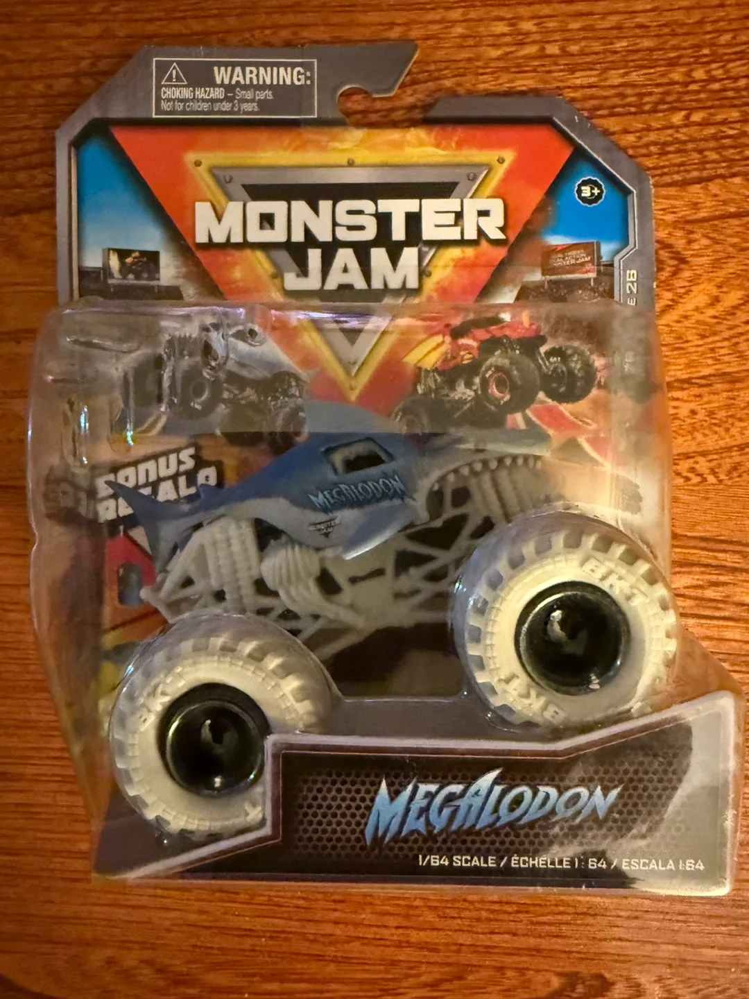 Monster Jam Megalodon 1/64 Scale Truck - New thumbnail