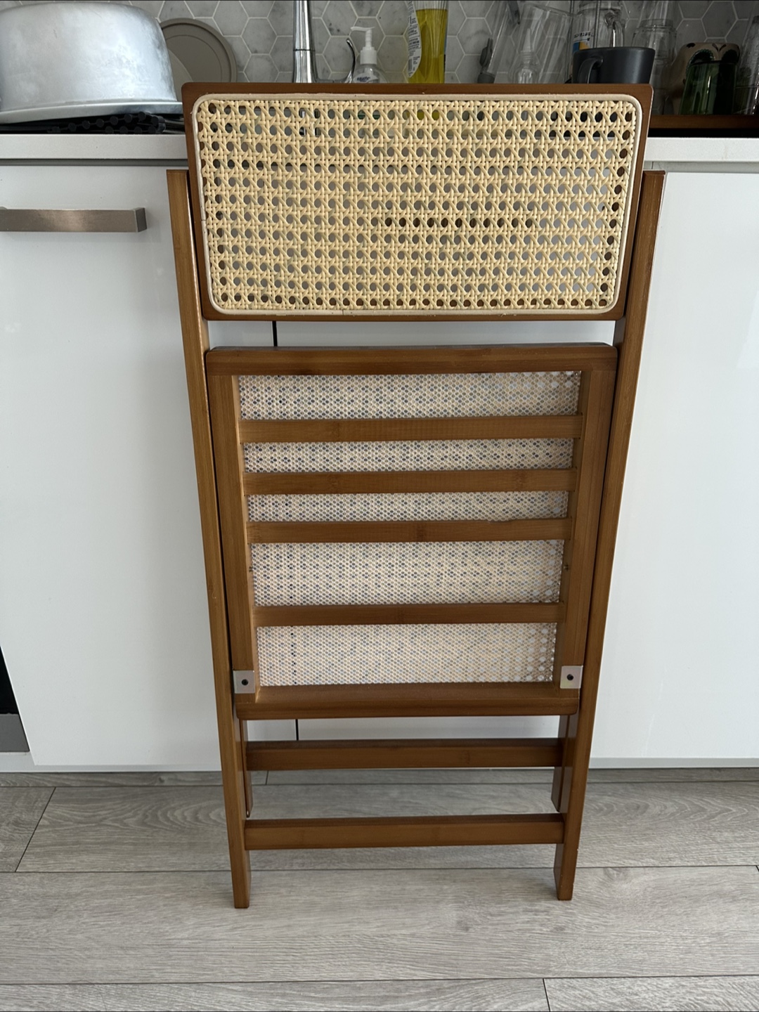 Folding Rattan Dining Chair - photo 3