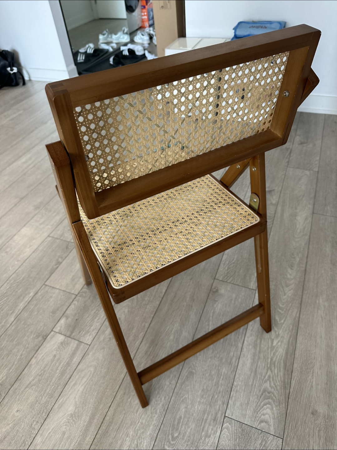 Folding Rattan Dining Chair - photo 2