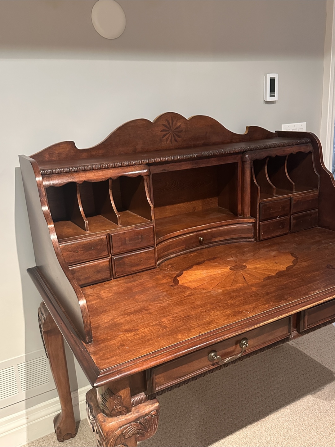 Antique Wooden Secretary Desk - photo 2
