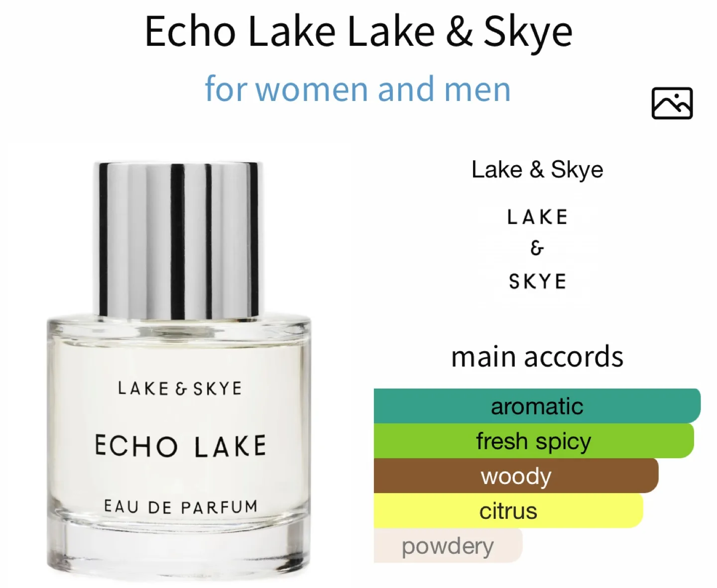 Lake & Skye Echo Lake EDP - 50ml (Discontinued) image indicator(2)