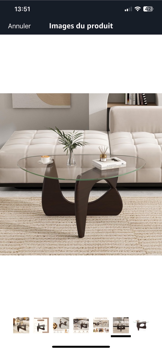 Modern Glass Coffee Table
