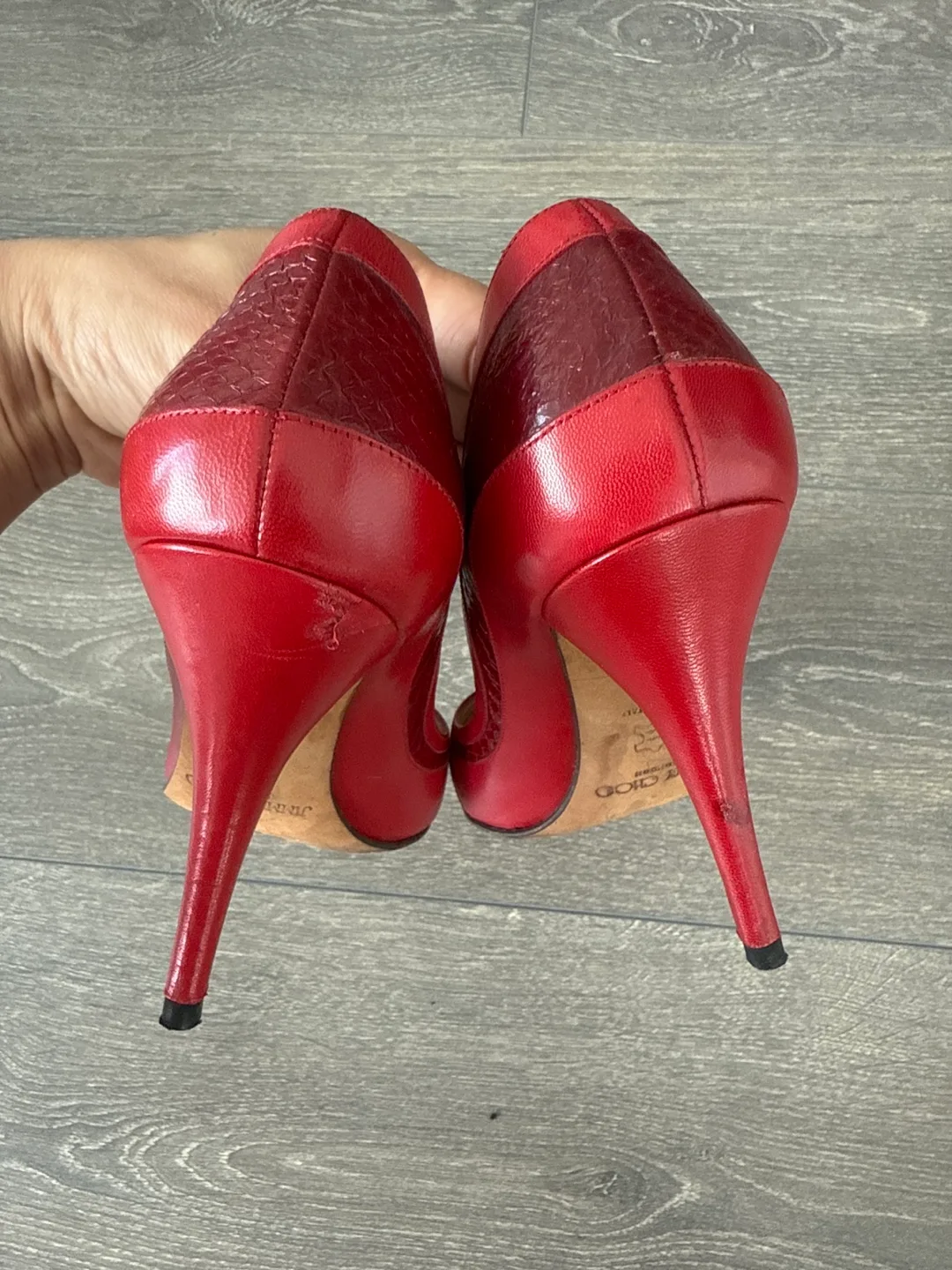 Jimmy Choo Red Heels Size 36 image indicator(3)