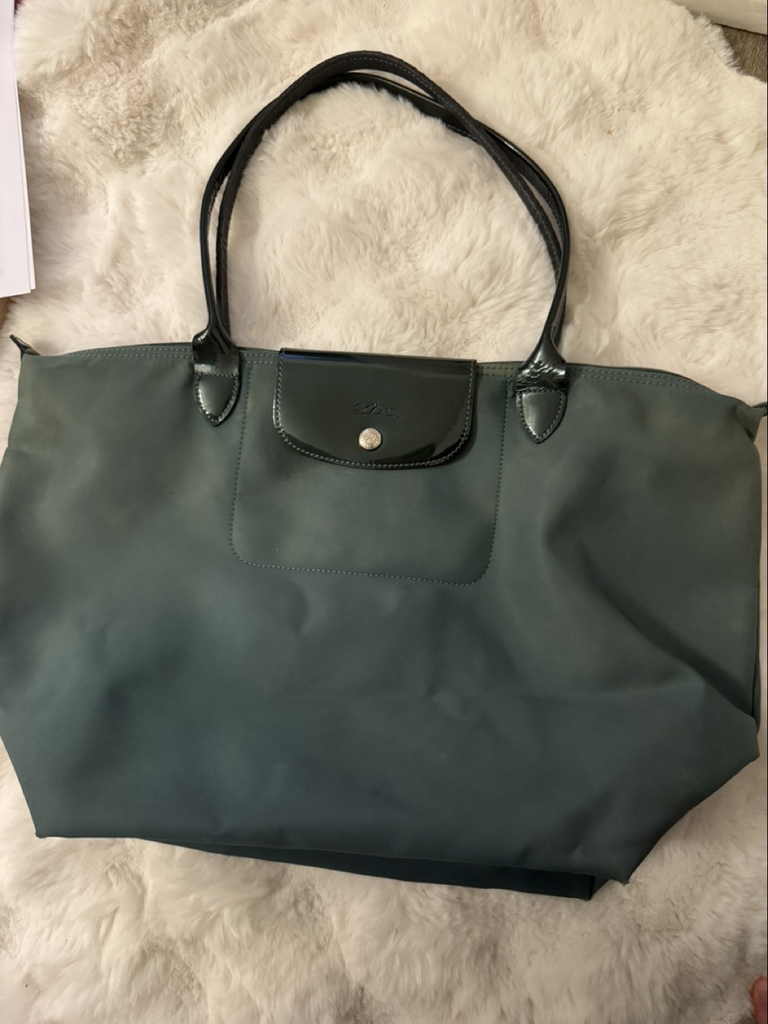 Longchamp le pilage large bag - Green