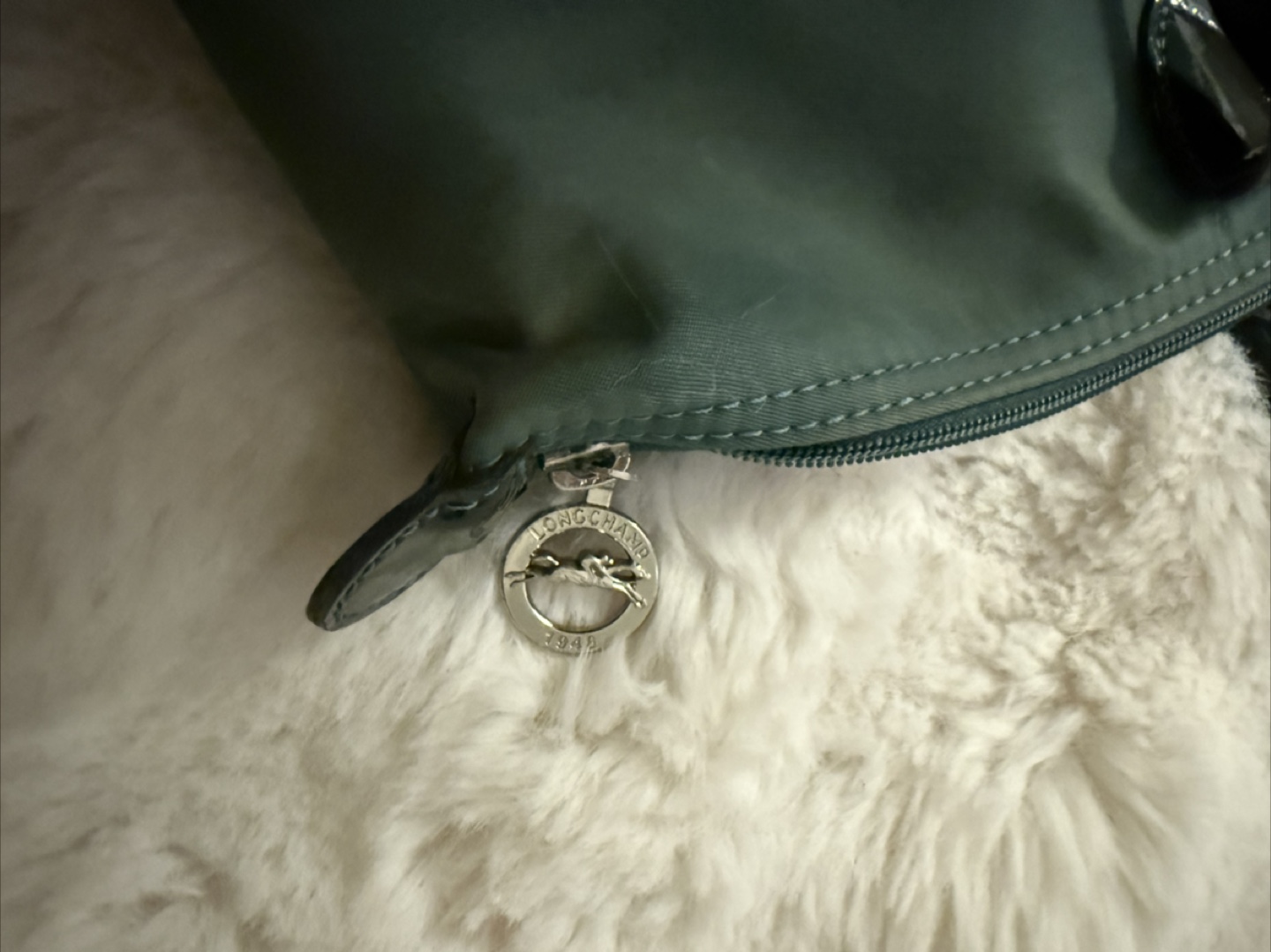 Longchamp le pilage large bag - Green - photo 2