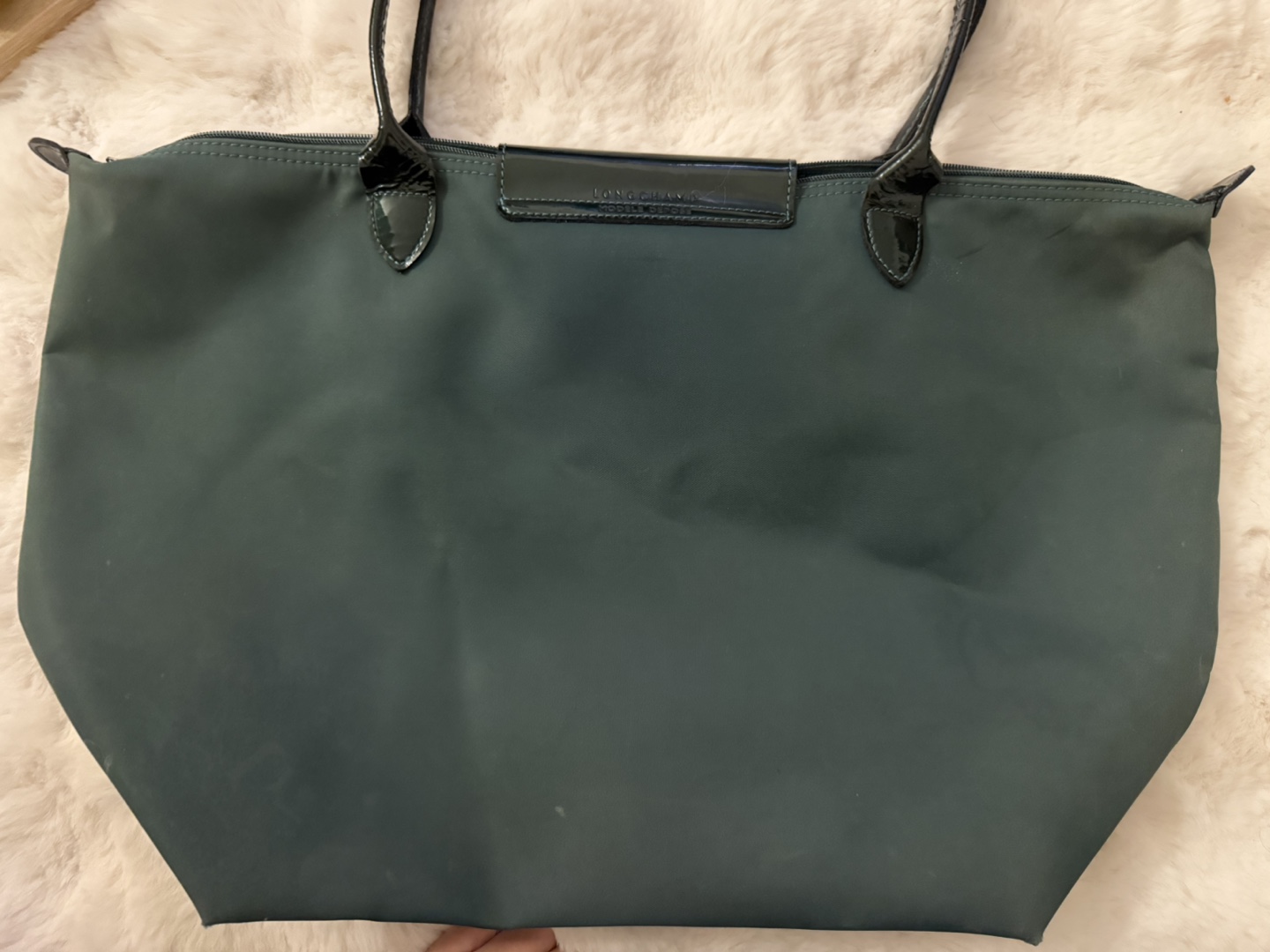 Longchamp le pilage large bag - Green - photo 4