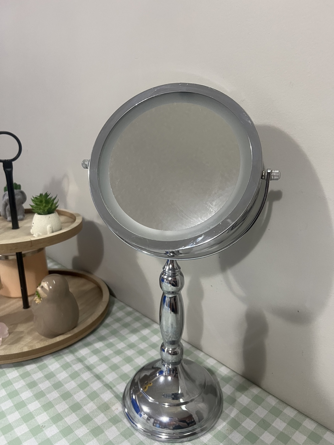 Silver Vanity Mirror
