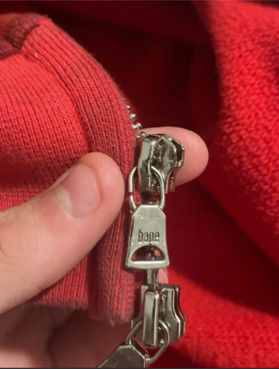 Red bape hoodie (authentic) image indicator(5)