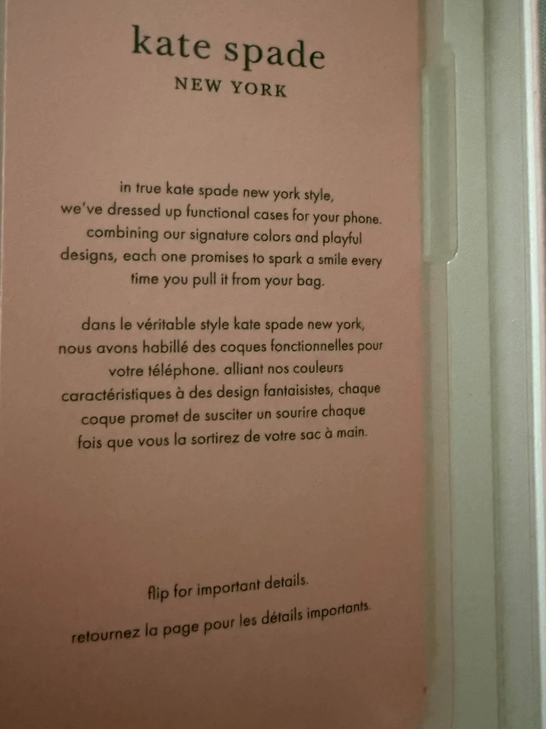 Kate Spade iPhone 11 Pro Floral Case - New in Box! image indicator(6)