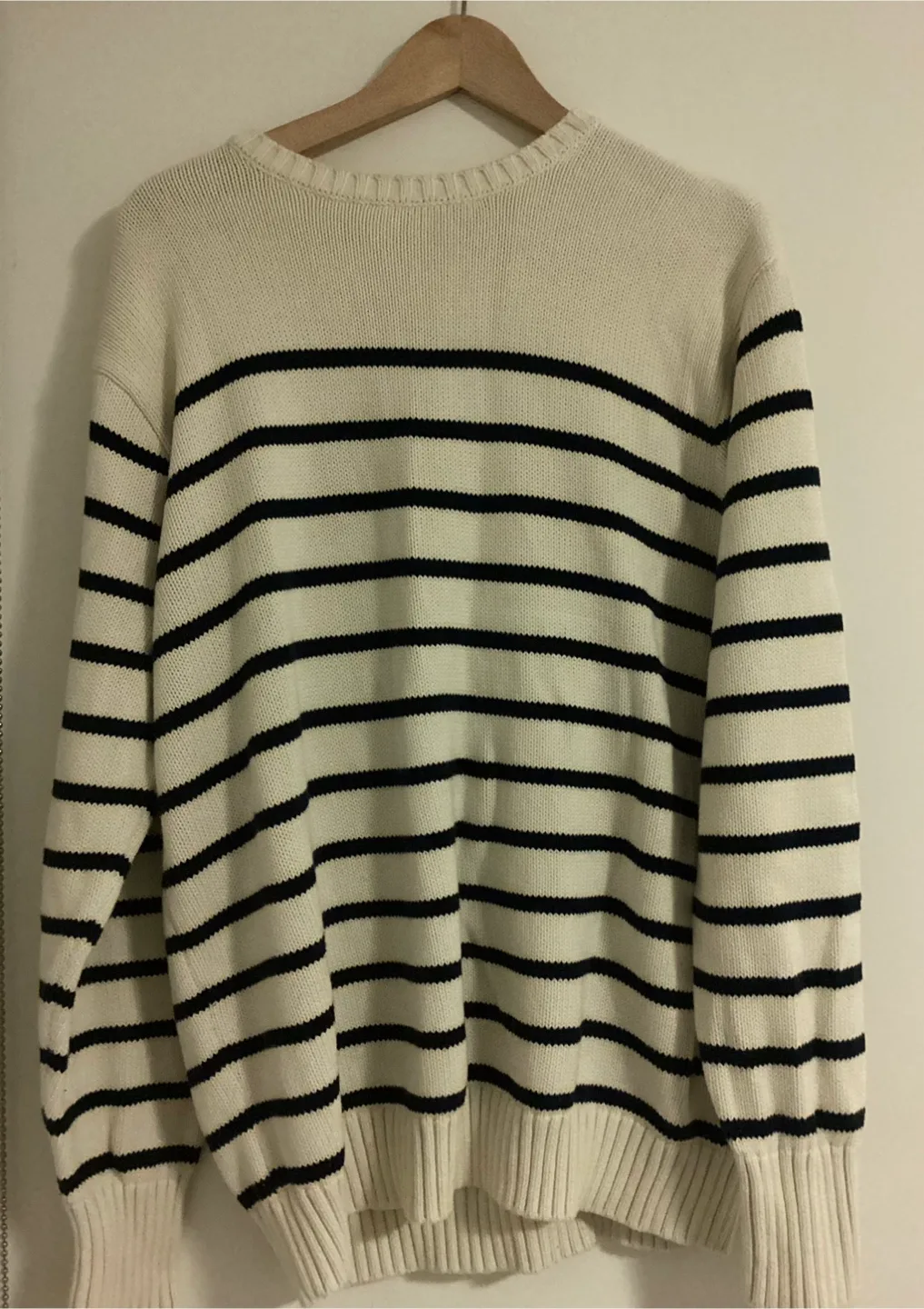 BRIANNA COTTON THIN STRIPE SWEATER image indicator(3)