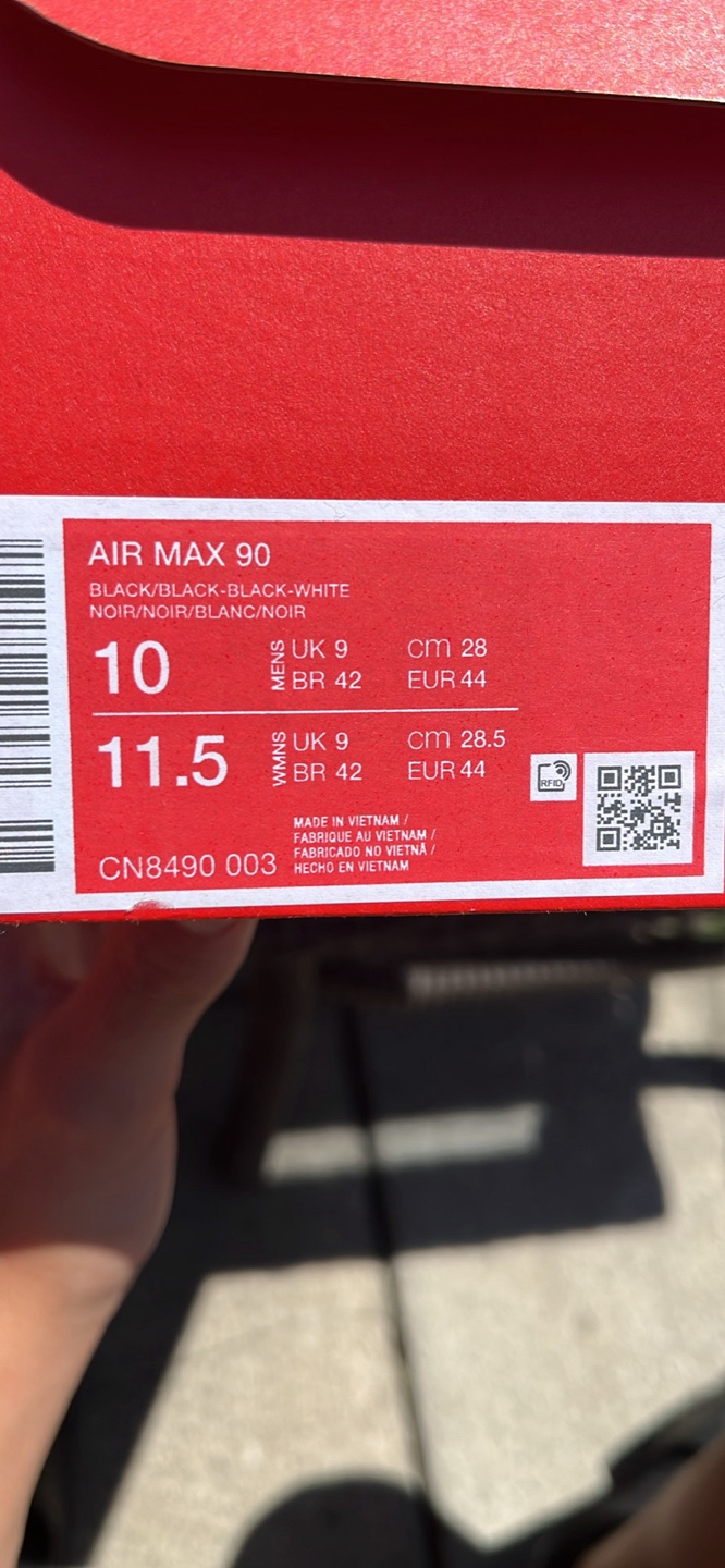 (CASH ONLY)AirMax 90, men’s Size 10, delivery with charge - photo 2