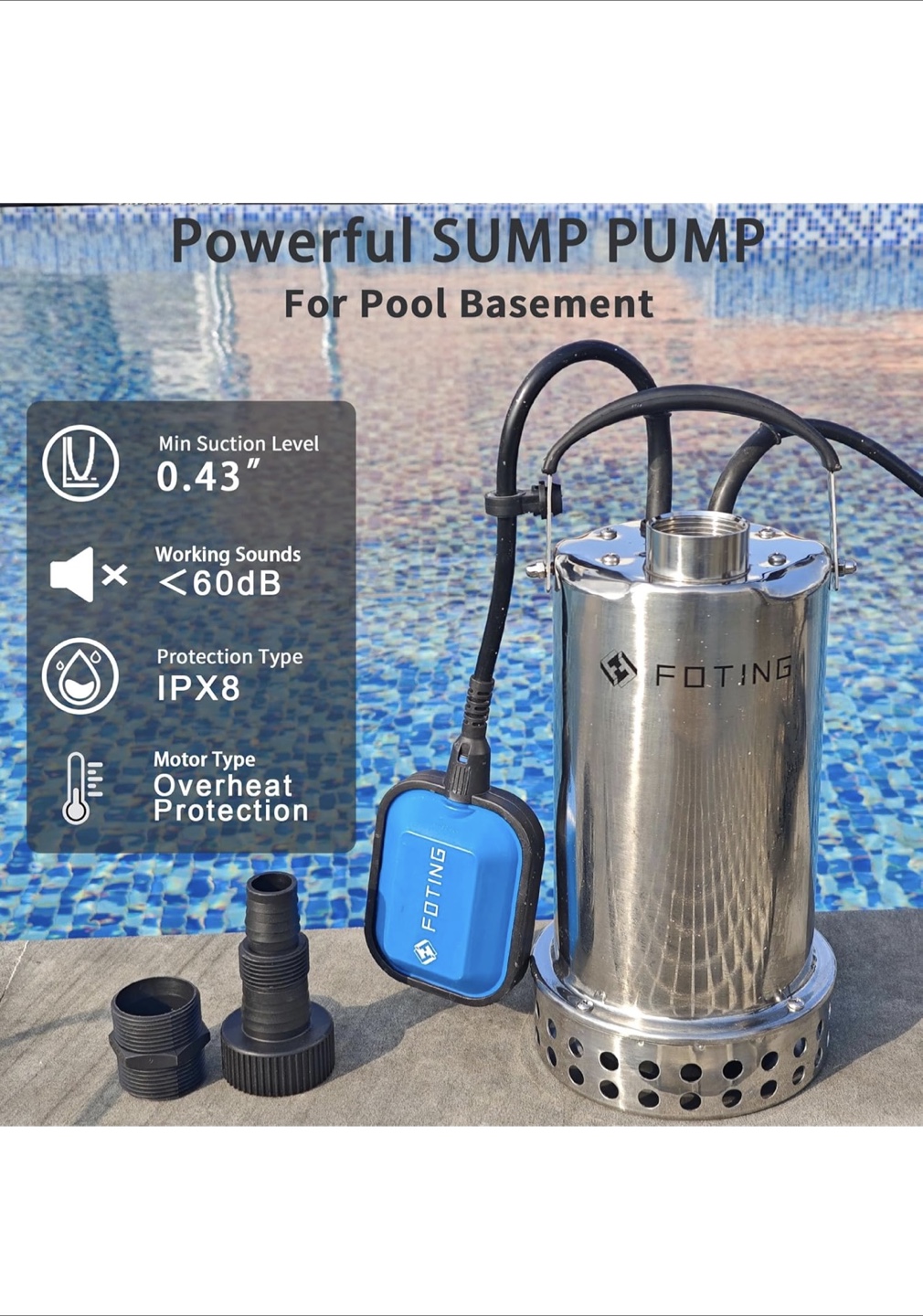 FOTING SUBMERSIBLE WATER PUMP - photo 4