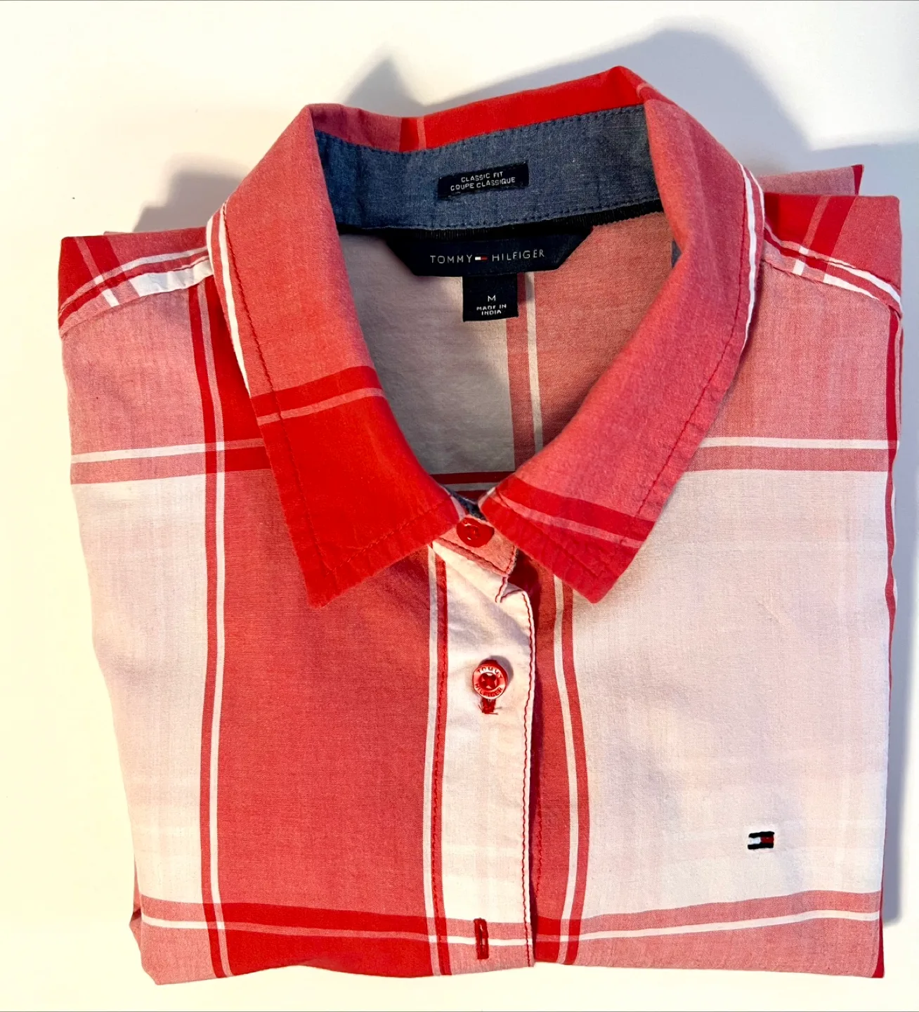 Tommy Hilfiger Plaid Shirt - Size M image indicator(4)