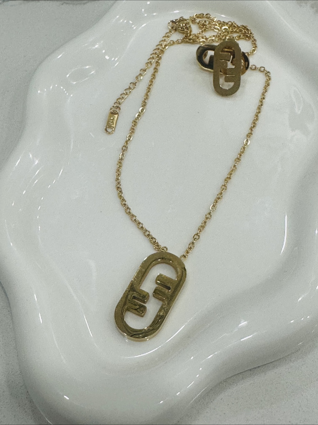 Fendi Necklace and earring