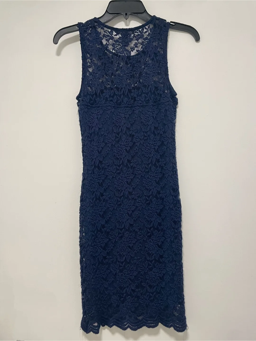 Navy Blue Lace Dress (Size S) image indicator(2)