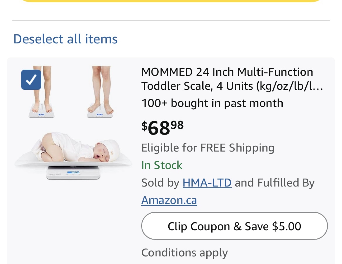 MOMMED WEIGHT SCALE