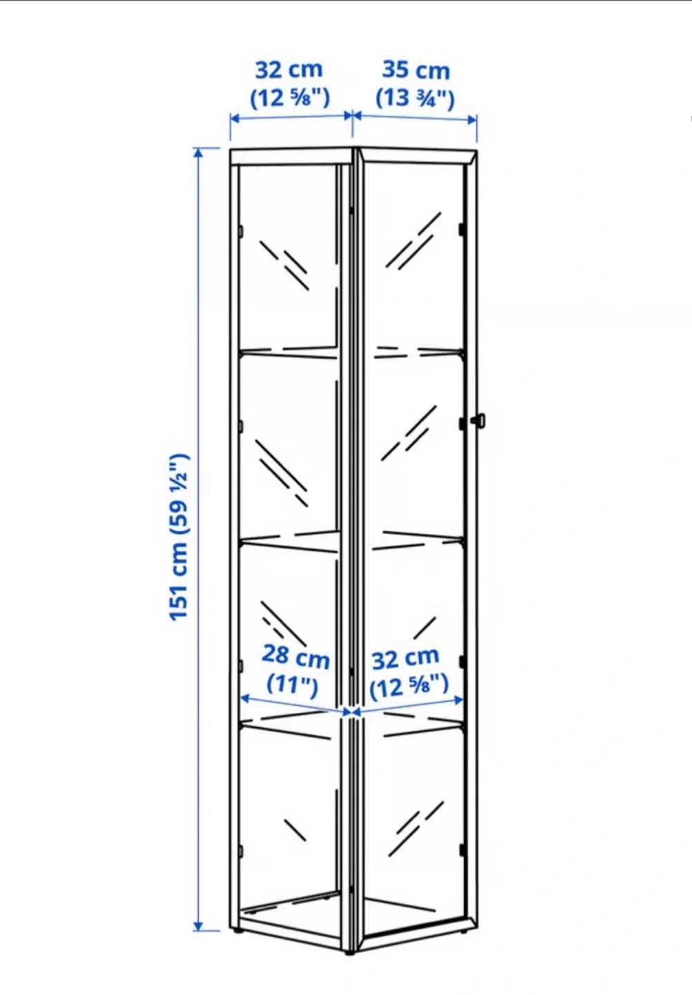 Ikea Glass Shelf / Cabinet image indicator(3)