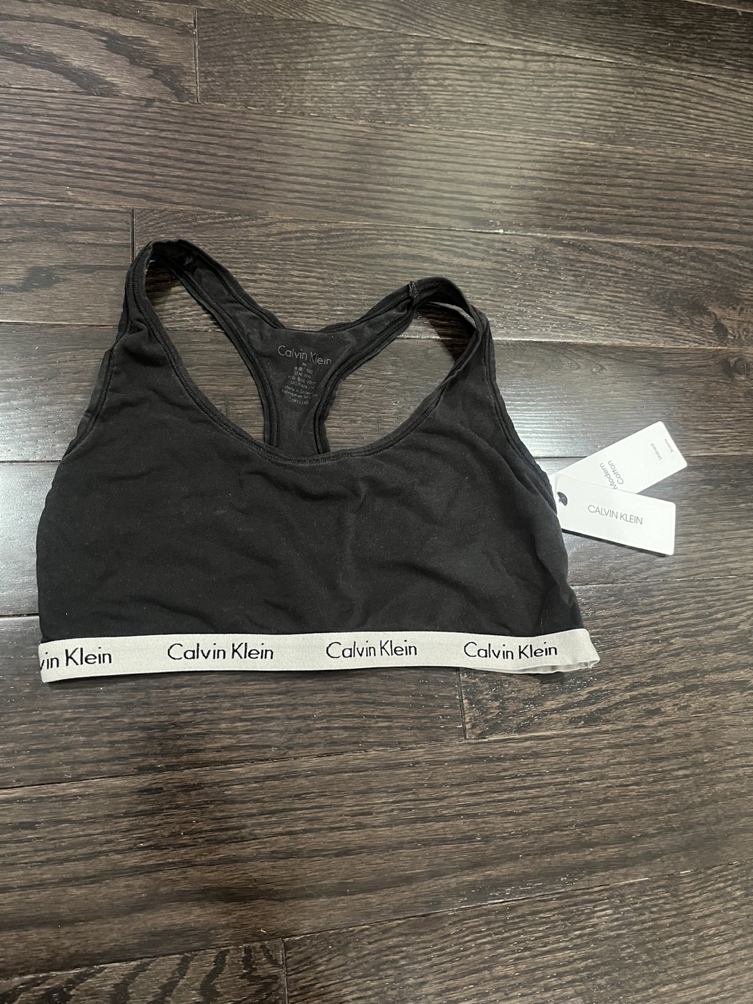 Calvin Klein cotton bralette sz M - photo 3