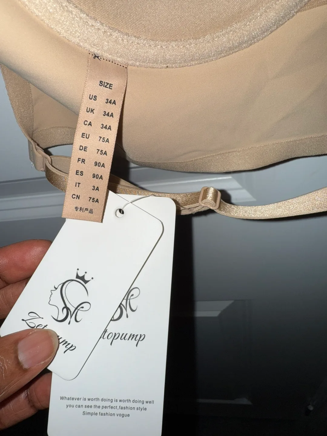 Zetopump Bra - Size 34A image indicator(3)