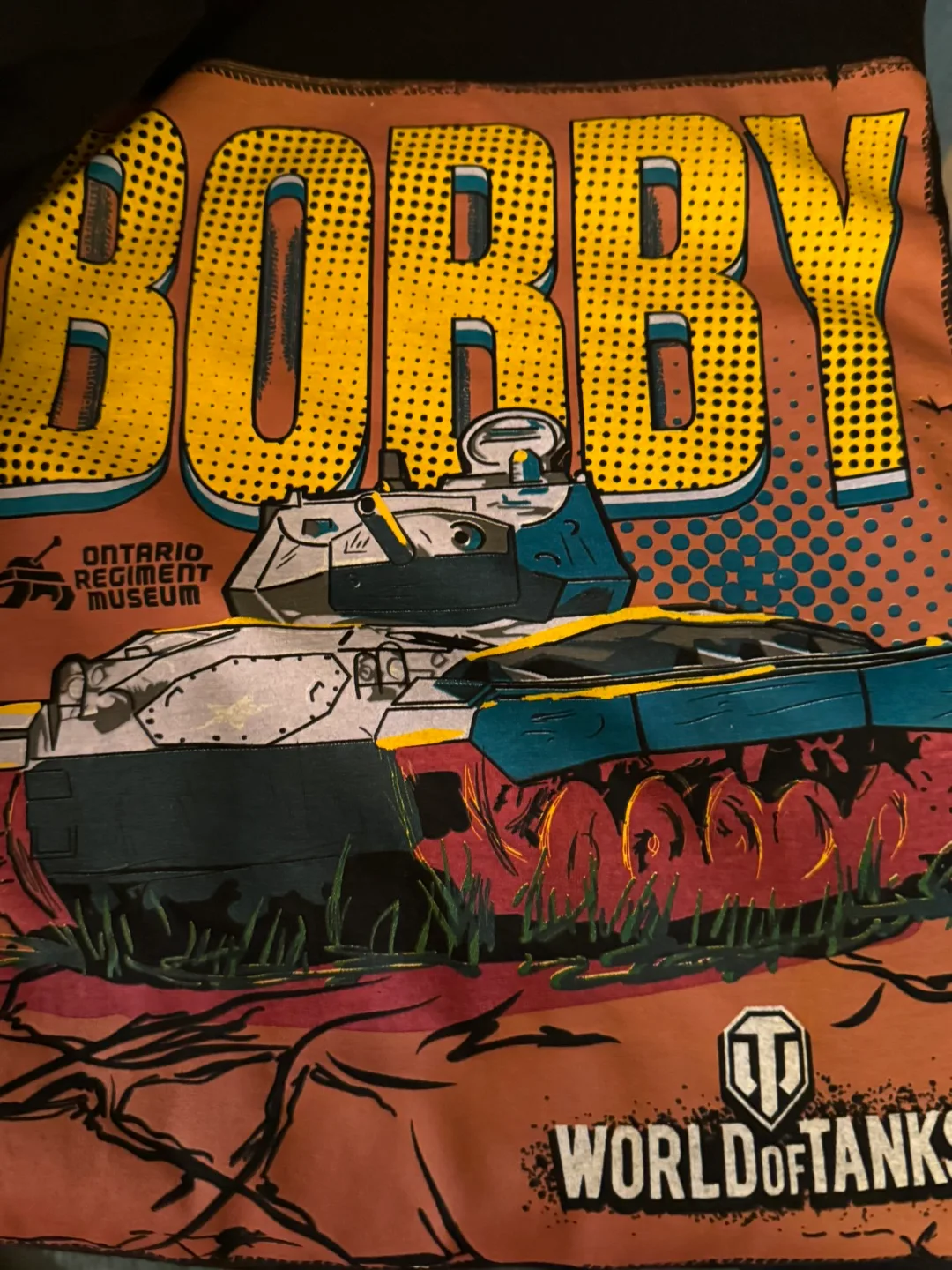 World of Tanks Bobby Ontario Regiment Museum T-Shirt thumbnail