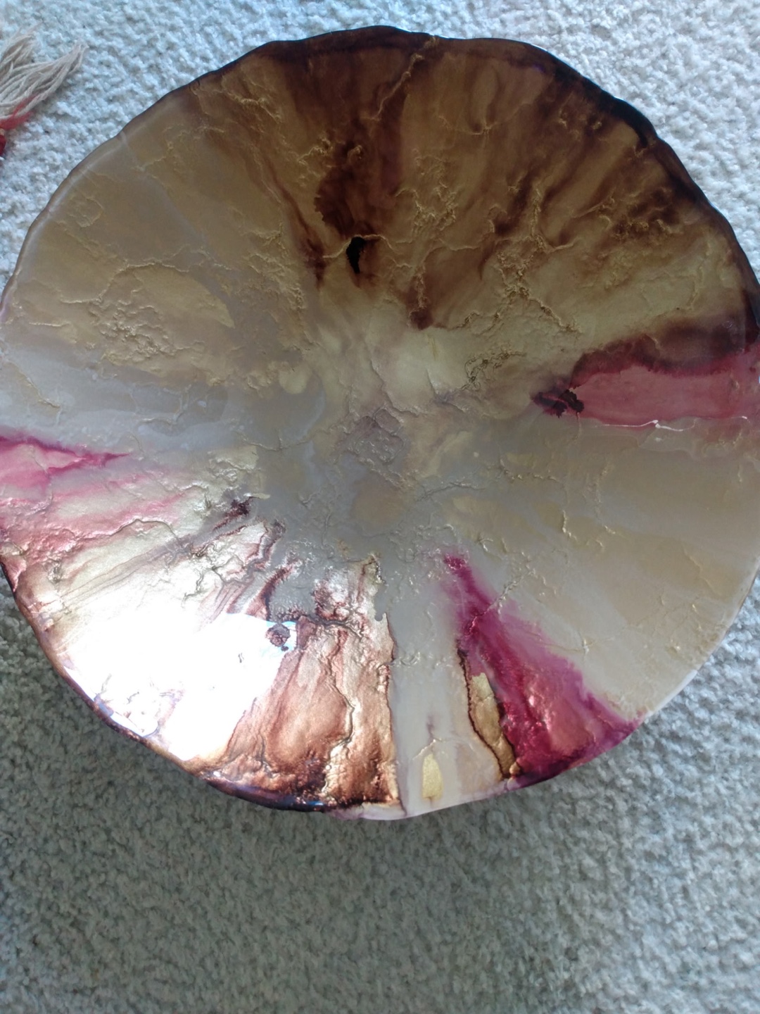 Decorative Bowl - Gold and Multi-Colour