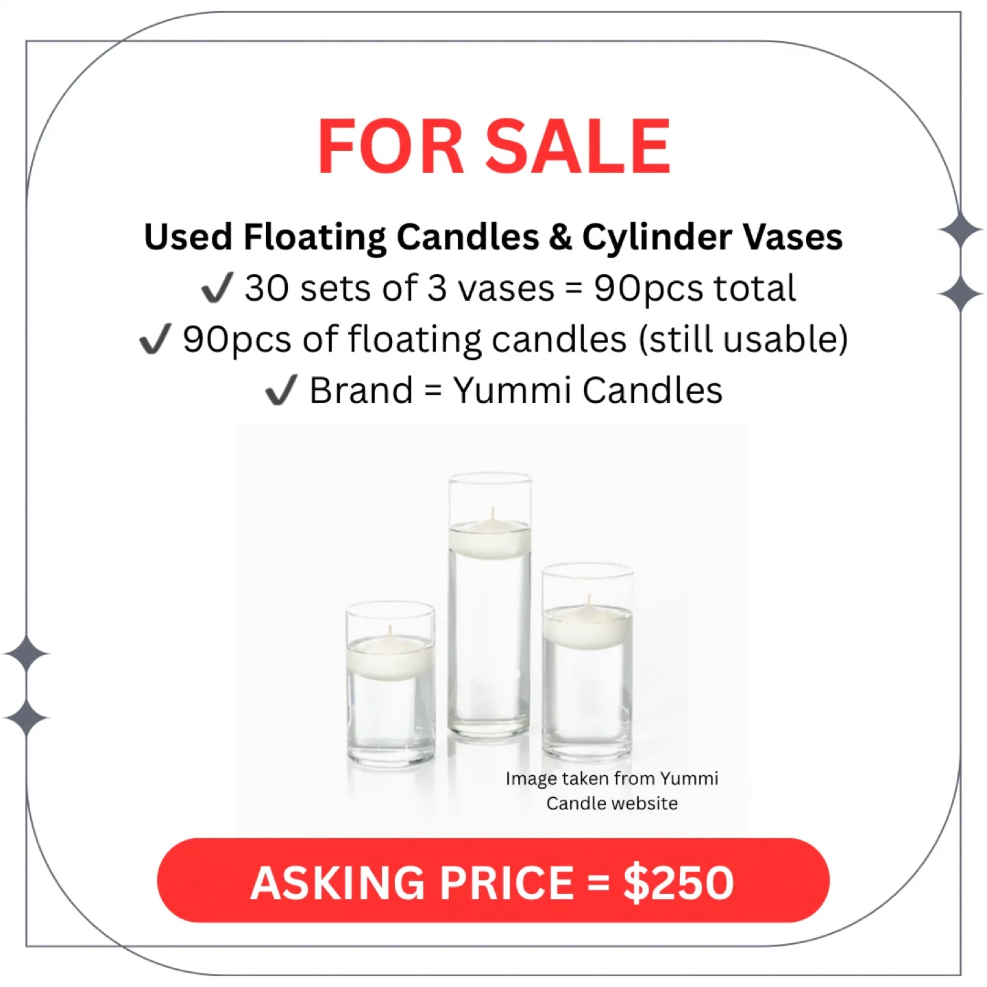 Floating Candles & Cylinder Vases (DIY Wedding Reception) thumbnail