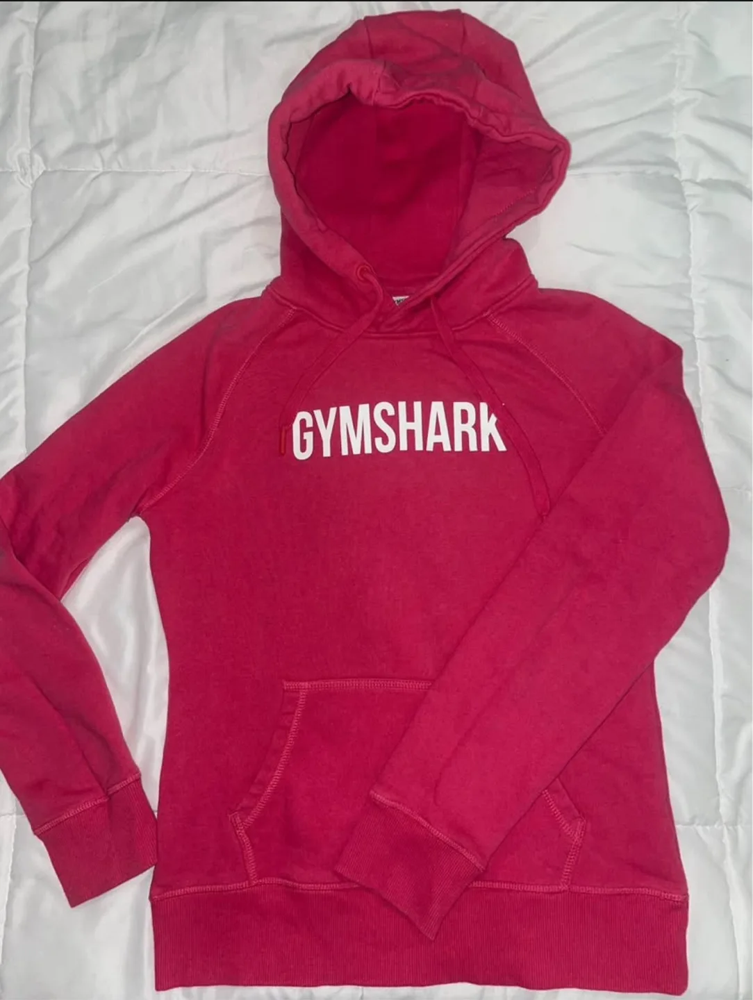 Gymshark Pink Hoodie Size S thumbnail