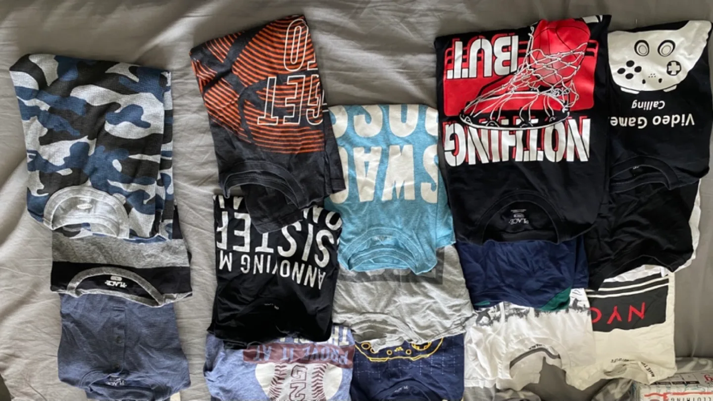 Kids' Clothes Bundle: T-shirts, Shorts, Pants thumbnail
