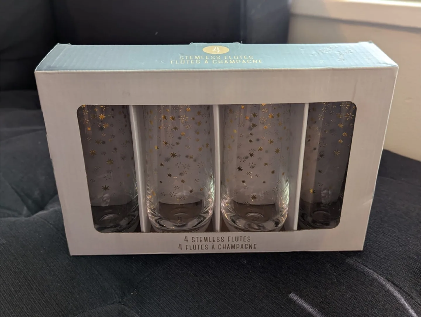 Crystalex Bohemia Crystal Stemless Champagne Flutes (Set of 4) thumbnail