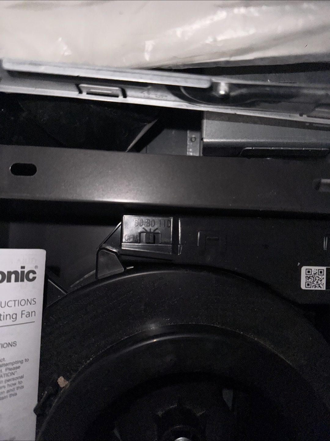 Panasonic WhisperFit DC/LED Bathroom Exhaust Fan - New in Box - photo 4