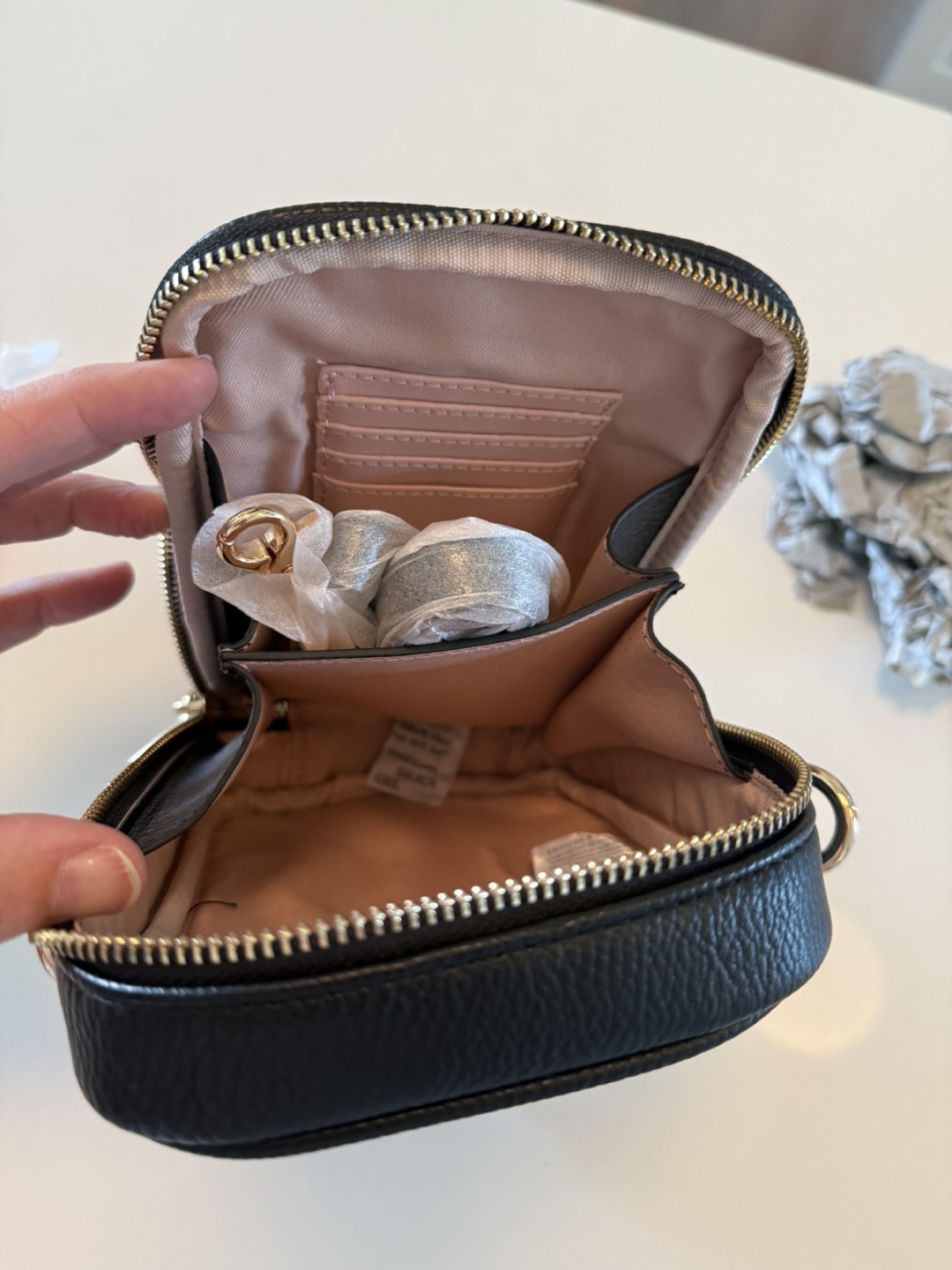 New Poppy & Peonies Black Crossbody Bag - photo 5