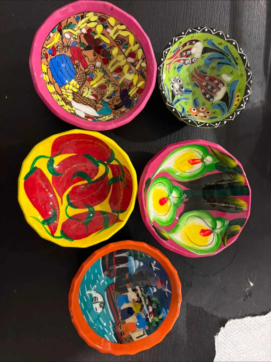 Set of 5 Decorative Turkish Bowls thumbnail