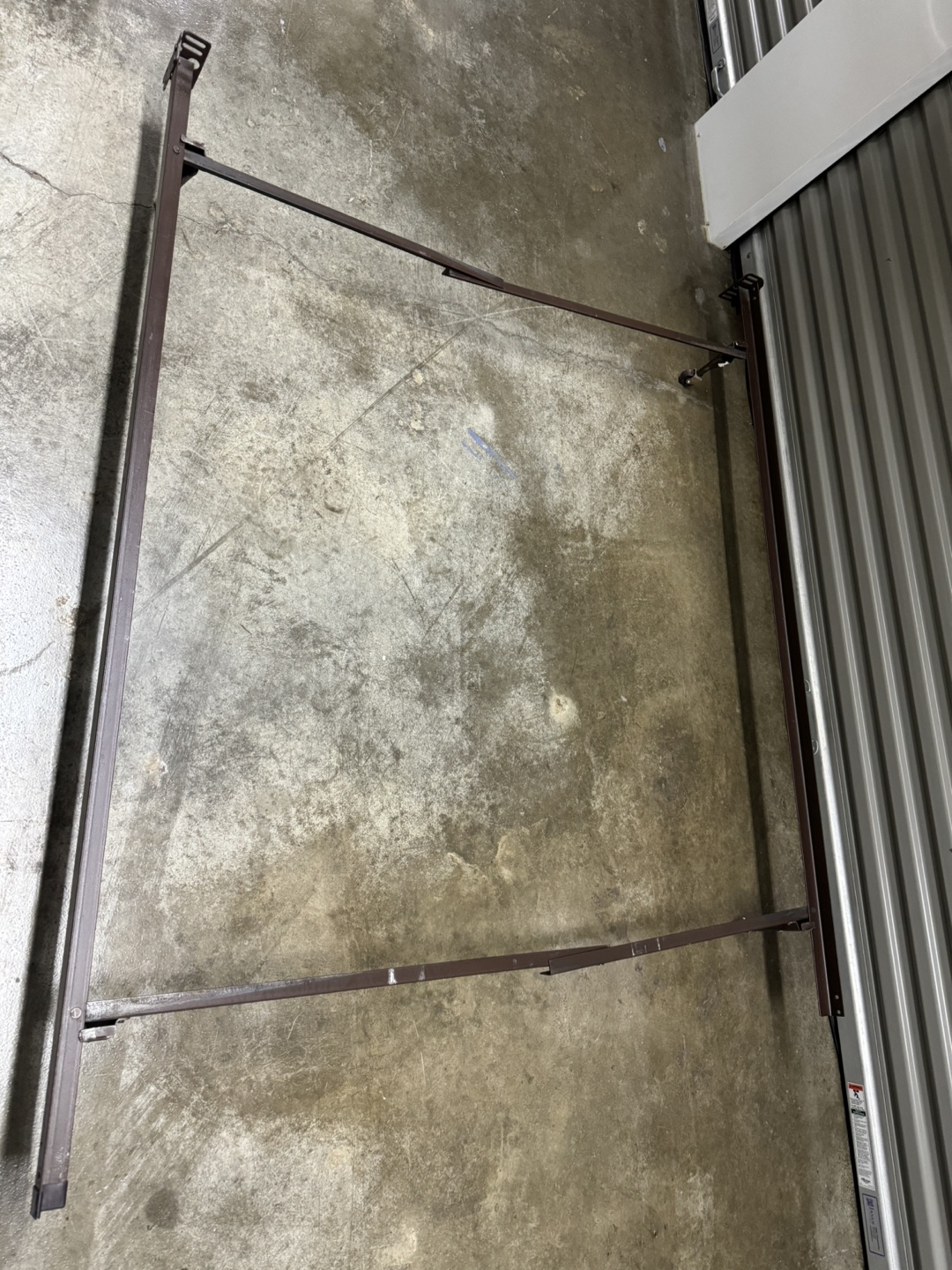 Full size Metal Bed Frame - Brown - photo 5