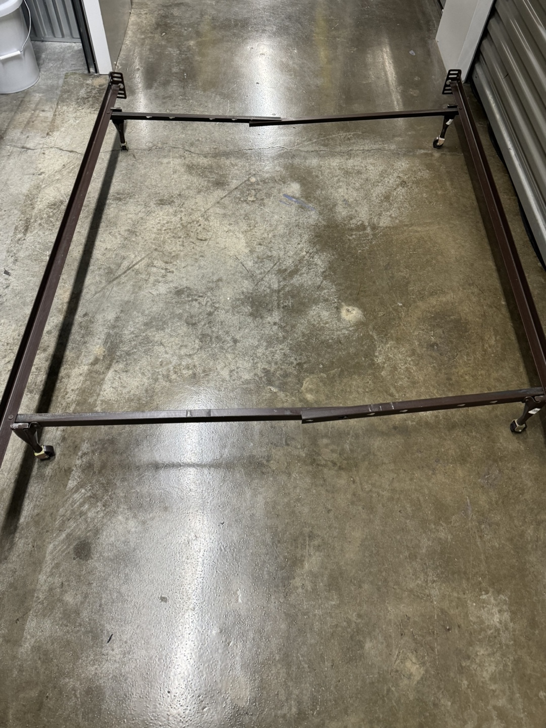 Full size Metal Bed Frame - Brown