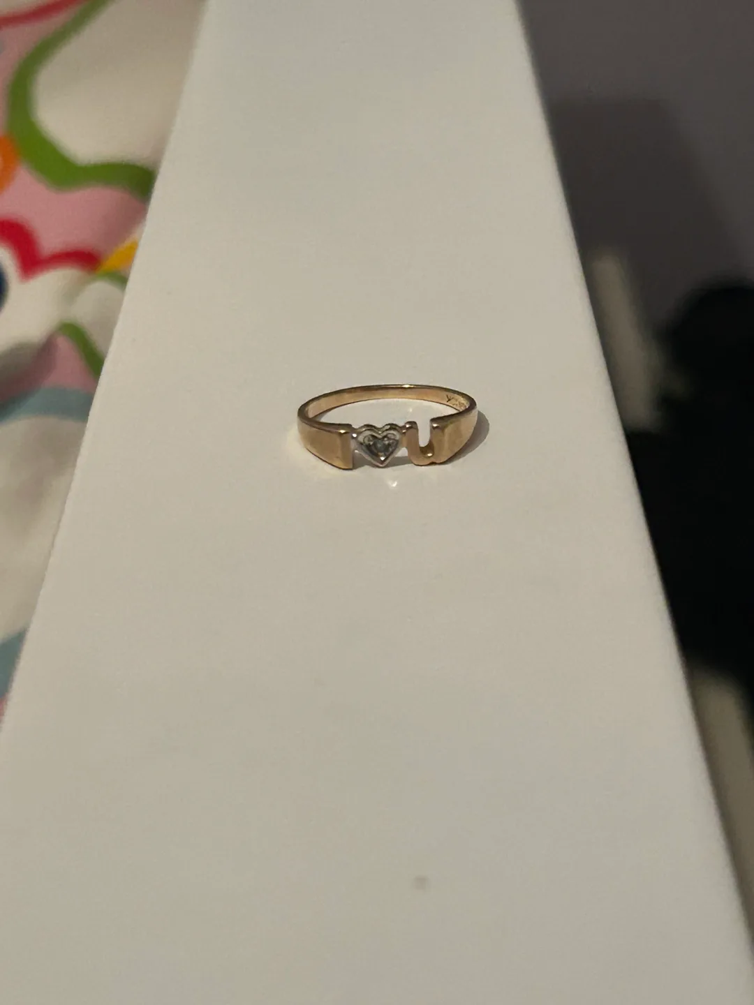 JSN 10K Gold Ring with diamonds ($632 sell price) image indicator(2)